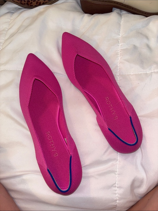 Rothy's Shoes - Rothy’s The Point Flats Hot Pink